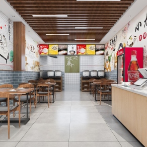 现代包子铺3D模型下载